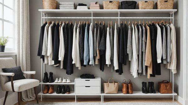 Comment organiser une garde-robe capsule pour minimiser l'encombrement et maximiser les looks ?